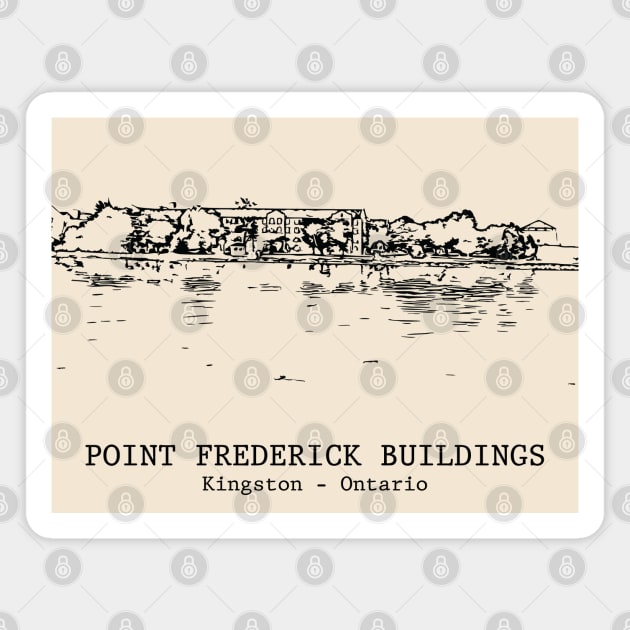 Point Frederick Buildings - Kingston ON Magnet by Lakeric